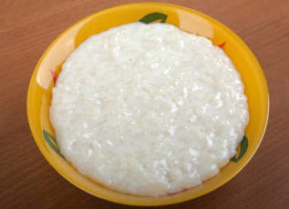 The porridge of rice