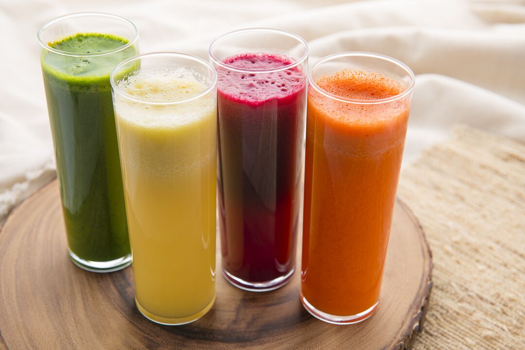 Juice diet for weight loss. 