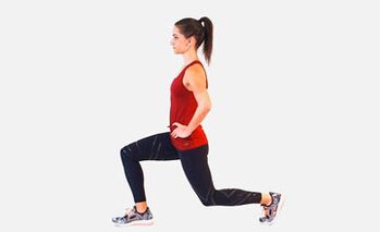 Lunges are an effective exercise for strengthening leg muscles. 